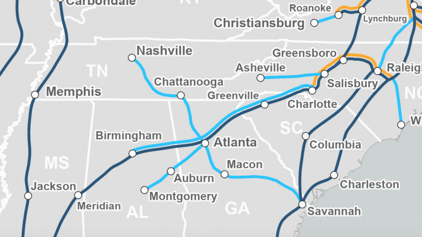 Amtrak aims to greatly expand Atlanta rail service across